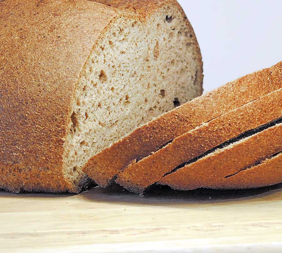 Rheinisches Bauernbrot eiweissbrot glutenfrei Brot backen low carb ohne Kohlenhydrate