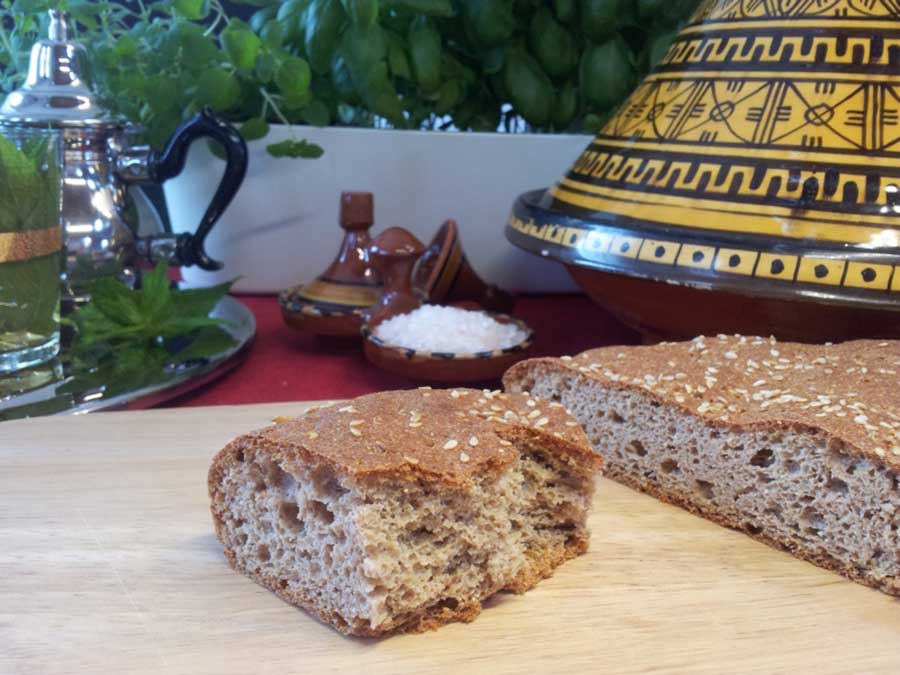 Marokkanisches Fladenbrot low carb döner kebap gyros glutenfrei