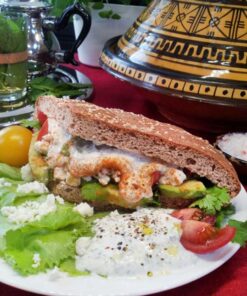 Marokkanisches Fladenbrot low carb döner kebap gyros glutenfrei