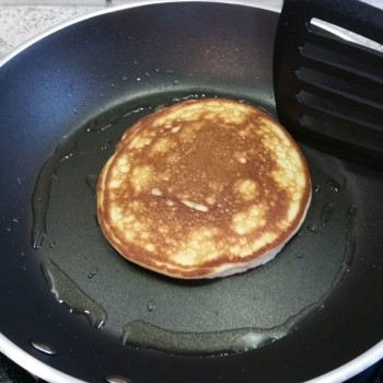 ... auf die Nase legen und noch 1 Minute fertig backen.