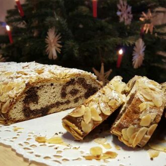 Mokka-Nougat-Stollen