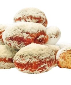 Mini-Berliner & Donuts Backmischung low carb glutenfrei Krapfen zuckerfrei zum Frittieren