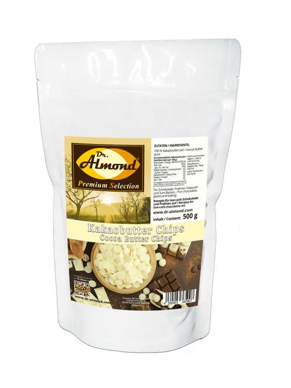 kakaobutter chips lowcarb schokolade