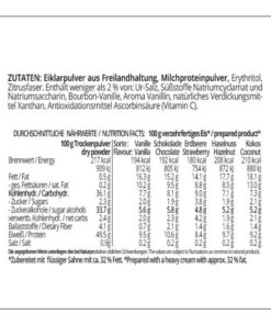 Eiscremezauber Eismischung Eispulver Eisbasis low-carb glutenfrei OHNE Zuckerzusatz