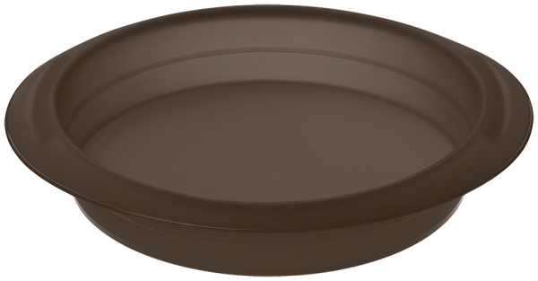 Flexiform Rund 26cm braun FLEXI-FORM Runde Form mit 26cm Durchmesser FlexiForm aus 100% Platin-Silikon: lebensmittelecht, geschmacksneutral, obstsäurebeständig und spülmaschinengeeignet Maximale Antihaftwirkung Temperaturbeständig von -40°C bis 240°C