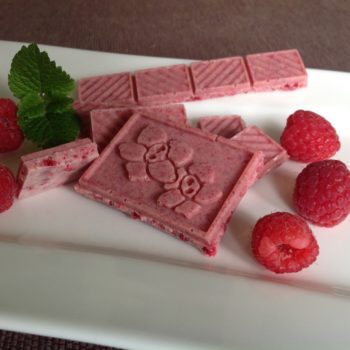 Rezept Weisse Himbeer-Schokolade low carb zuckerfrei (2)