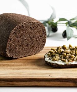 Schwarzbrot low carb glutenfrei keto Backmischung