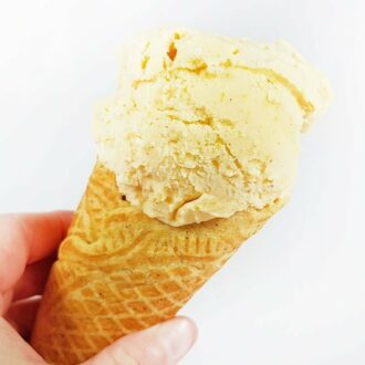 Rezept Eiswaffel Eishörnchen selbermachen low carb glutenfrei keto Hörnchenautomat