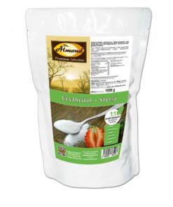 Erythritol + Stevia kalorienfreier low carb Zuckerersatz Erythrit extra fein 1:1 so süß wie Zucker 1000 kg