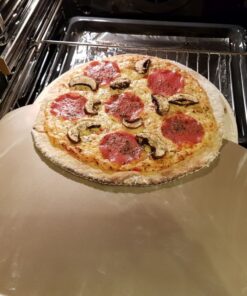 Rezept Steinofenpizza low carb glutenfrei Pizza vom Stein selbstgemacht mit Bambusfaser 42