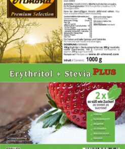 Erythrit Stevia doppelte Süße 2x so süß wie Zucker Zuckerersatz