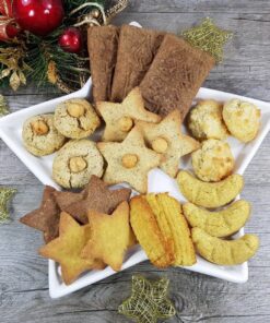 Spar-Set X-Mas PLÄTZCHENZAUBER - alle 6 Sorten Weihnachtsplätzchen Backmischung low carb glutenfrei keto LIMITED EDITION