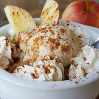 Bratapfel Eis lowcarb zuckerfrei