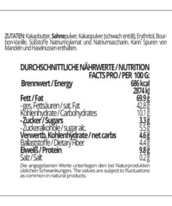CHOKETO Low Carb & Keto Schokolade Typ VOLLMILCH PUR – 3 Tafeln – handgemacht