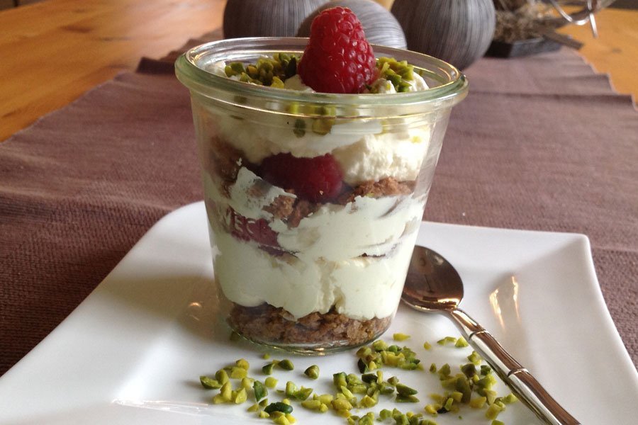 Grundrezept Quark-Sahne-Creme für Torten und Desserts lowcarb glutenfrei