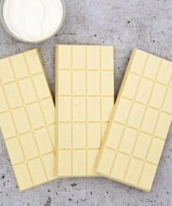 CHOKETO Low Carb & Keto Schokolade WEISSE JOGHURT-QUARK PUR – 3 Tafeln – handgemacht