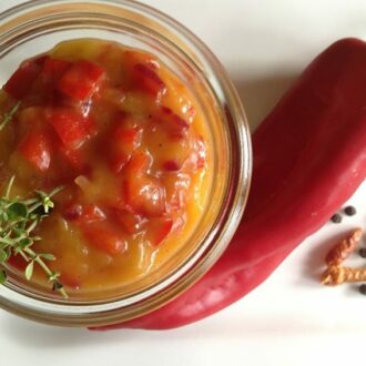Rezept Mango-Paprika-Zwiebel Chutney lowcarb