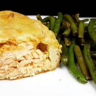 Rezept Lachsfilet "Schlemmerfilet" im Brotteig lowcarb glutenfrei