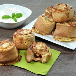 Pizzaschnecken lowcarb glutenfrei