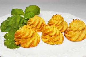 Rezept Herzoginkroketten aus Gemüse lowcarb glutenfrei keto