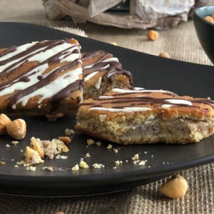 Rezept Haselnuss-Karamell-Schnitten lowcarb glutenfrei