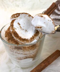 Rezept Proteinschnee Proteinfluff Eiweissfluff lowcarb keto kalorienarm OHNE IMOs
