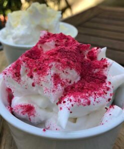 Rezept Proteinschnee Proteinfluff Eiweissfluff lowcarb keto kalorienarm OHNE IMOs