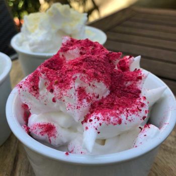 Rezept Proteinschnee Proteinfluff Eiweissfluff lowcarb keto kalorienarm OHNE IMOs