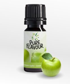 Pure Flavour GRÜNER APFEL Natürliches Aroma 30 ml Tropfen Drops ungesüsst zuckerfrei
