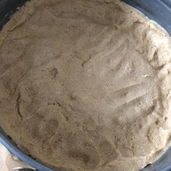 Rezept Rhabarber-Käsekuchen mit Baiserhaube lowcarb glutenfrei