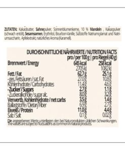 Choketo RIEGEL Schoko-Mandel-Crunch Müsli | low carb & keto Schokolade | handgemacht | ohne Zuckerzusatz | 12er Pack