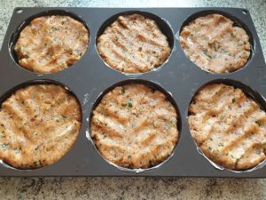 Rezept Pikante Fischfrikadellen Fischburger a la Chermoula low carb glutenfrei