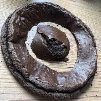 Rezept Schokoladentorte mit Erdbeer-Ricotta-Joghurt-Füllung lowcarb glutenfrei