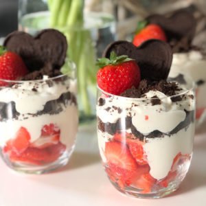 Rezept Ricotta Erdbeer Dessert lowcarb glutenfrei