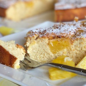 Rezept Ananas-Kokos-Kuchen mit Buttermilch low carb glutenfrei kalorienarm