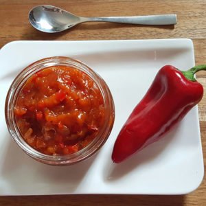 Rezept Marillen-Aprikosen Zwiebel Paprika Chutney lowcarb
