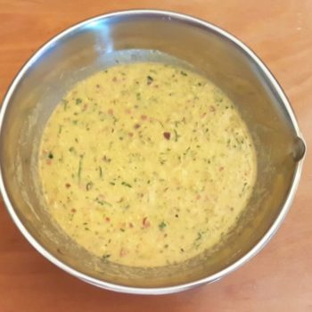 Rezept Zucchini Pancakes mit Mango - Salsa lowcarb glutenfrei