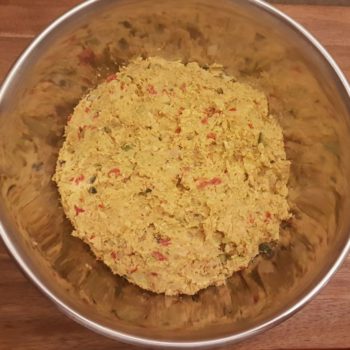 Rezept Backrohr Gemüse Knödel mit Minzejoghurt lowcarb glutenfrei