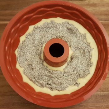 Rezept Rahm Mohn Zwetschgen-Pflaumen Gugelhupf lowcarb glutenfrei kalorienarm