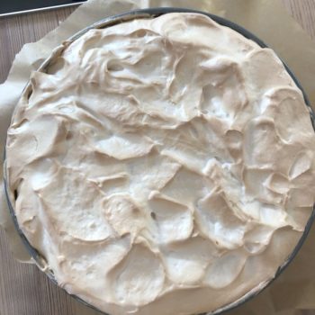 Rezept Pflaumen-Käsekuchen mit Baiserhaube lowcarb glutenfrei