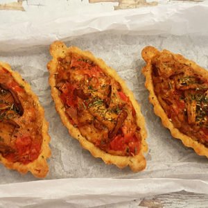 Rezept Tomaten Pfifferling Eierschwammerl Canapé lowcarb glutenfrei keto kalorienarm