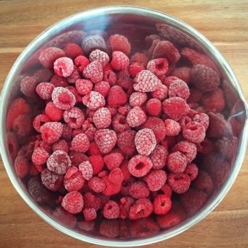 Rezept Himbeercreme für Torten, Desserts, Eis lowcarb glutenfrei