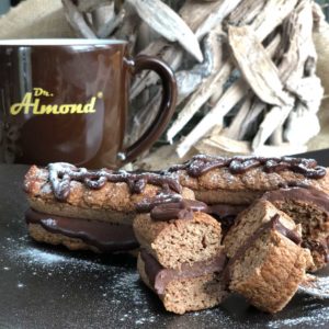 Rezept Spekulatiusbiskuits mit Weihnachtsganache lowcarb keto glutenfrei