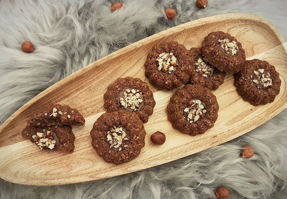 Rezept Haselnuss Nuketo Cookies lowcarb glutenfrei keto