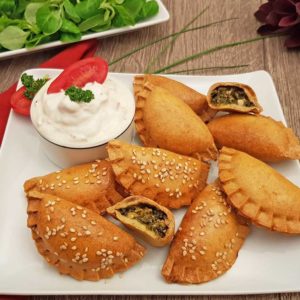 Rezept Spinat Feta Taschen lowcarb glutenfrei keto kalorienarm