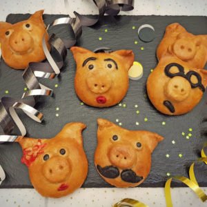 Rezept Gefüllte Glücksschweinchen lowcarb keto