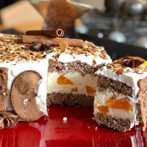 Rezept Spekulatius-Käse-Sahne Torte lowcarb glutenfrei