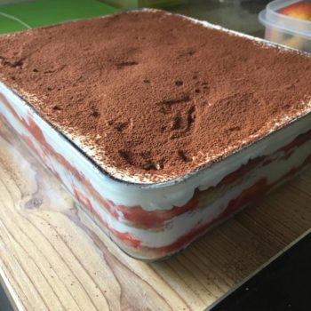 Rezept Erdbeer Tiramisu lowcarb glutenfrei