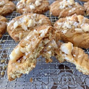 Rezept Macadamia Salz Karamell Cookies lowcarb keto glutenfrei