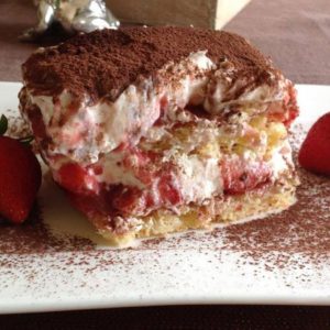 Rezept Erdbeer Tiramisu lowcarb glutenfrei